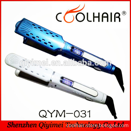 2014 best quality new design wide plate hair straightening machine